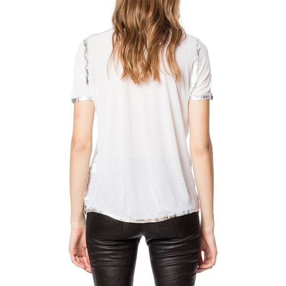 Zadig & Voltaire Tino Foil Spi T-shirt - Picture 2 of 3